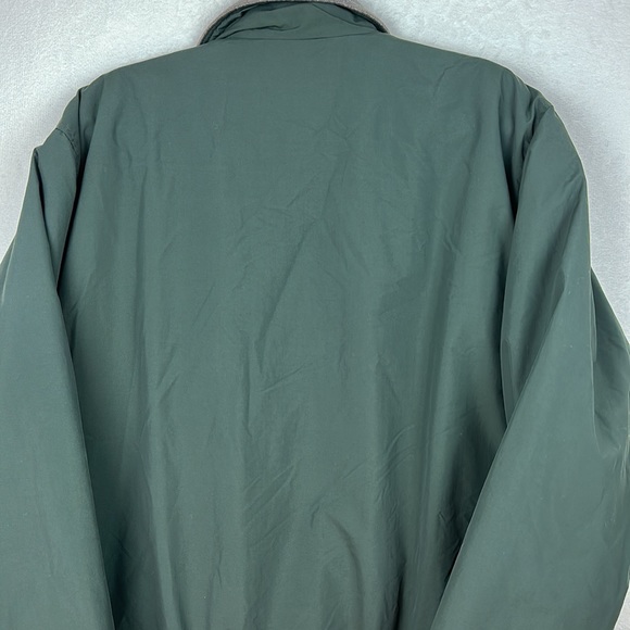 LL Bean Full Zip Fleece Lined Jacket XXL Green - Picture 10 of 12